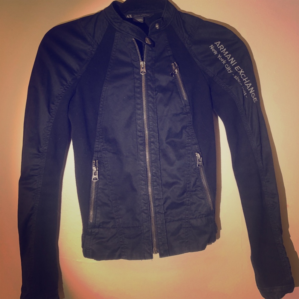 Armani Exchange motto jacket
